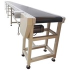 236 length 15 7 width Electric Pvc Belt Conveyor Adjustable Speed For Packing