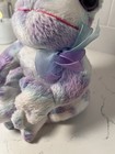 Dan Dee Frog Soft Pastel  Blue   Purple Tie-dye Plush Stuffed Animal Toy 7in