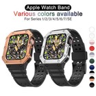 Band For Apple Watch Series 7 8 9 41 45mm Series Se 3 2 4 5 6 Iwatch Strap case