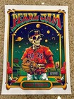 Pearl Jam 2024 Tour Signed Fenway Poster Backstage Pass   Guitar Picks Drumstick