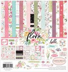 Carta Bella Flora No  3 12x12 Scrapbook Collection Kit   Chipboard Accents New