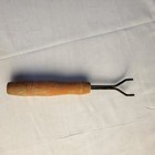 Vintage Wooden Handled 7  Rug Weaving Tool