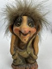 Vintage Fosse Troll  151 Norway Sven Schulze Long Nose Figurine Faux Fur Rare