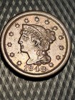 1848 Braided Hair Cent  Chxf  Choice Extra Fine Nice Type Set Collector Coin