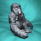 Safari Ltd Gorilla Plastic Figurine Collectible Figure 1990 La Zoo Vintage 