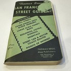 Maps Vintage    thomas Bros  Maps   San Francisco Street Guide Prev  Owned 1956
