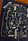 Big Lot Over 100 Pieces Mostly Vintage Rhinestone Jewelry Repair Parts Pieces