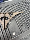 Pair Vintage C1890 Cast Metal Shelf Brackets 9 7    Great Victorian Design  detail