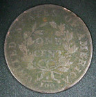 1800 1c Draped Bust Large Cent Ag g - Nice Coin - Free Shipping