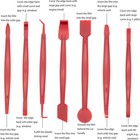 Vinyl Wrap Tool Kit Window Tint Kits For Automotive Wrap  Red 