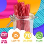 Amish Good Gourmet Licorice Twist Candy - Premium Sweet   Chewy Treat  Red Ch   