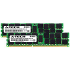 A-tech 32gb 2x 16gb 2rx4 Pc3-12800r Ddr3 1600mhz Ecc Rdimm Reg Server Memory Ram