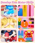 Exorany Busy Board Montessori Toys For Toddler Girls   Boys Birthday Gifts Se   