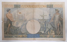 1940 Issue France 1000 Francs Banknote Pick  96a Very Fine W edge Nick