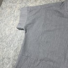 Figs Women s Large Half Button Up Scrub Top Gray Short Sleeve Nurse W20sw1017