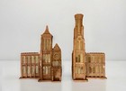 2pc Xl Smithsonian Castle Bookends  Cheshire Collection  retired 