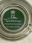 Vintage Glass Ashtray The Castaways - Smokey   Green - Casino Las Vegas Nevada
