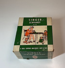 Vtg 1950 Black Singer 20-10 Sewhandy Toy Sewing Machine With Box And Manual