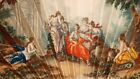 C1910 Folding Souvenir Fan For The Hotel Knickerbocker  Nyc - Chromolithograph