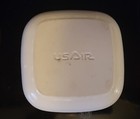Vintage Usair Airlines Square Appetizer Snack Plates 5 75   Set Of 6