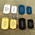 Rectangle Dog Id Tags Custom Engraved Name Phone Pet Tags Free Lobster Clasp