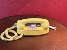 Vintage Yellow Western Princess Phone Electric Rotary Phone 