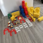 Vtg Little Tikes Farm House Racetrack Large Lot Figures Accessories Rare 80s