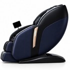 Electric Full Body Massage Chair Recliner W  Attached Control Screen Black blue
