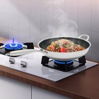 Kitchen Frying Pan Non-stick Double Sided Screen Honeycomb Woke Stainless Steel
