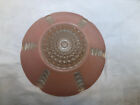 Vintage Art Deco Pink Hobnail Glass Ceiling Lamp Light Shade Center Hole - 10 25