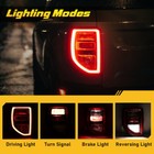 Left right For 2021 2022 2023 2024 Ford Bronco Sport Led Tail Lights Brake Lamps