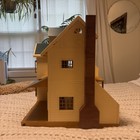 Calico Critters Deluxe Village Hill House Epoch Sylvanian Green Roof  incomplete