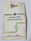 General Electric 55-153944g1 Renewal Part General Purpose Cont  Component 4 Sets