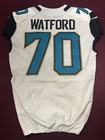 Earl Watford Jacksonville Jaguars Authentic Nfl Game Used Jersey  james Madison 
