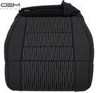 2007-2012 Jeep Wrangler Jk Driver Bottom Seat Cover Black Gray Cloth