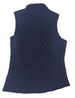 Pebble Beach Golf Club Womens Large Quilted Vest Full Zip Straight Down Blue