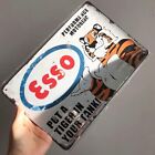 5 Pack Tin Signs Vintage Gas Oil Metal Signs Home Garage Man Cave Bar Wall Decor