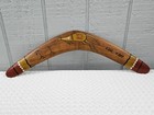 Vintage 1950 60 s Bill Onus Hand Painted made Australian Aboriginal Boomerang