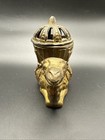 Antique   Vintage Large Vantines 1204 Figural Camel Incense Burner