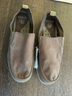 New Crocs Men   s Walu Canvas Slip-ons Chocolate Brown Size 14 11270