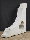 Pair Of Reclaimed White Wooden Belmont Park Corbels