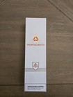 Montecristo Metal Ballpoint Pen White W  Gold Trim  Black Ink  In Box