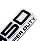 2pcs Set Badges Fits For 2005-2007 F350 Lariat Nameplate Chrome Black New
