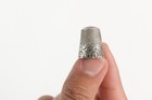 Antique Stamped Waite   Thresher Co Sterling Silver Thimble 4 78 Grams