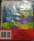 Inflatable Globe Transparent Colorful World Map Earth Educational Geography Toy