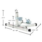 Black Widow Bw-pro-chock-2 No-drill Aluminum Motorcycle Wheel Chock  pack Of-2 