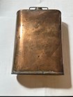 Vintage  Copper  Flask Heraldic Seal 6  5 X 5