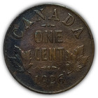 1926 Canada One Cent George V Very Fine Vf Coin  26669