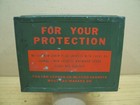 Vintage Small Green Industrial Tool Parts Storage Bin 4 Drawer Organizer Cabinet