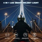 Motorcycle Helmet Display Warning Light Night Riding Rgb Bike Helmet Led Screen